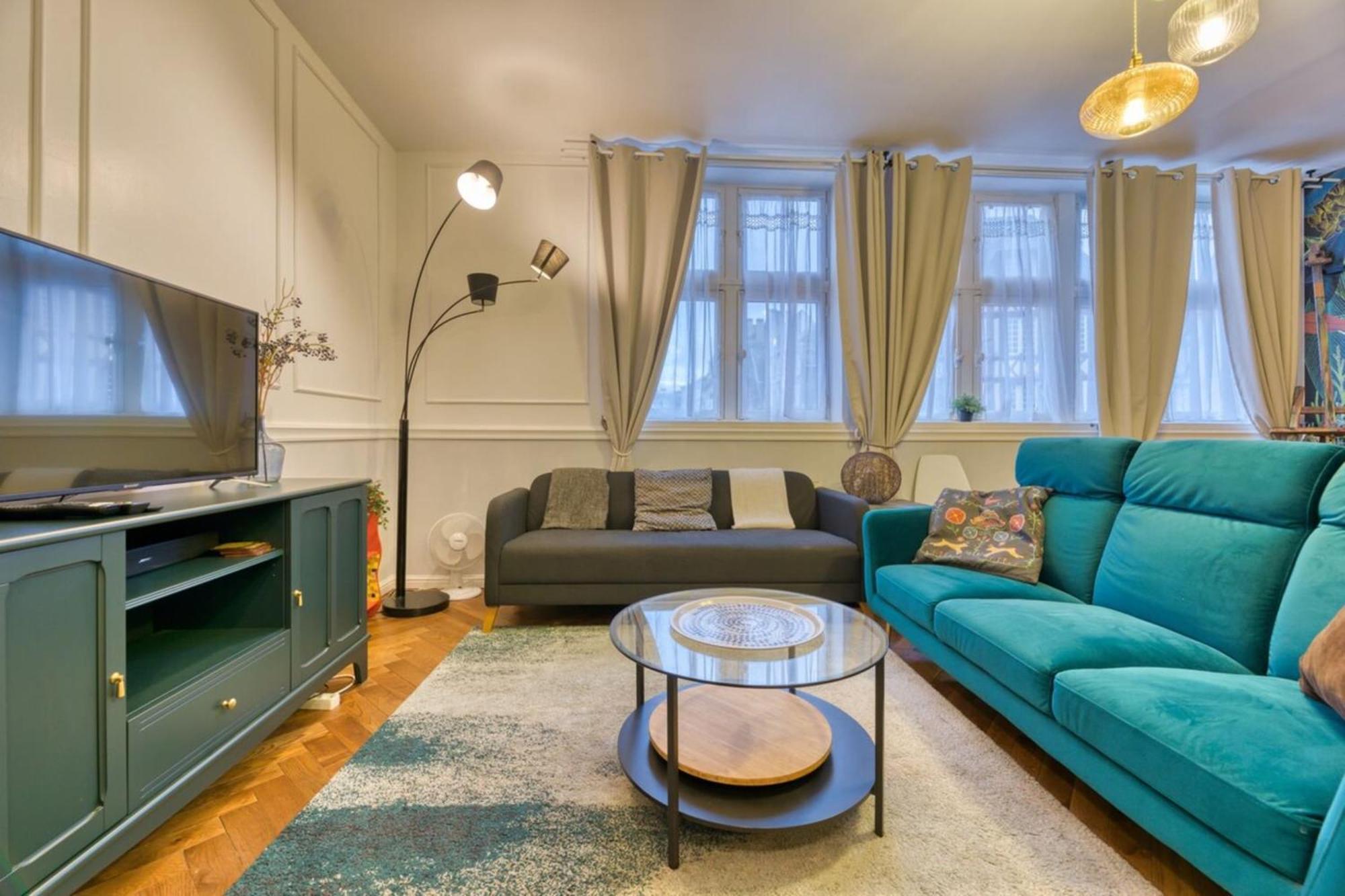 Vieux Marche Sublime Appartement Avec Ascenseur Rouen Exteriör bild